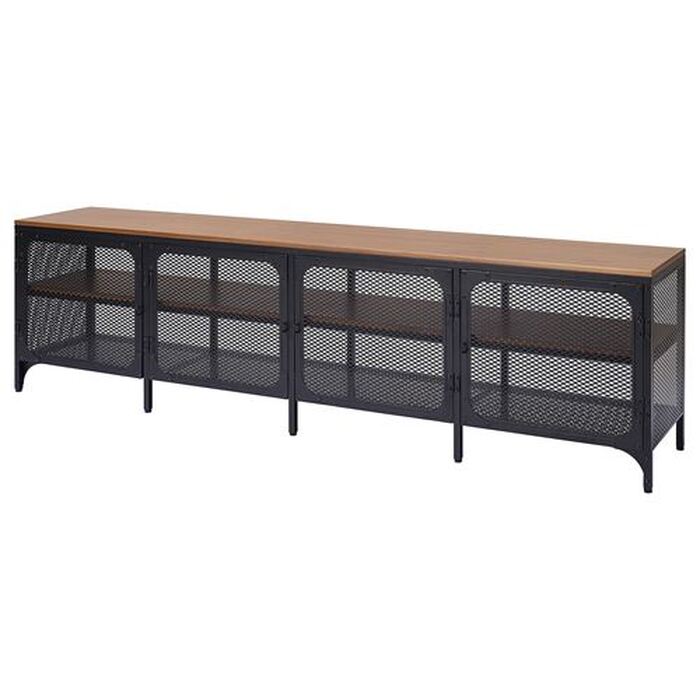FJÄLLBO tv sehpası, 198x45x54 cm siyah