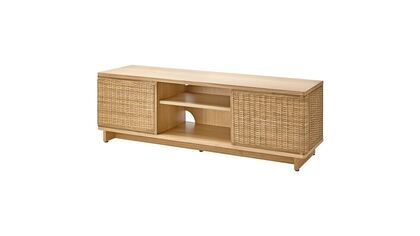 FRYKSÅS tv sehpası, 157x41x49 cm rattan