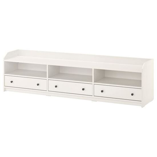 HAUGA tv sehpası, 206x46x54 cm beyaz