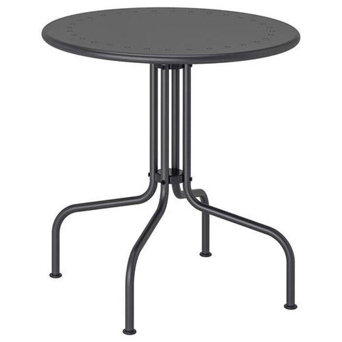 LÄCKÖ balkon masası, 70 cm gri