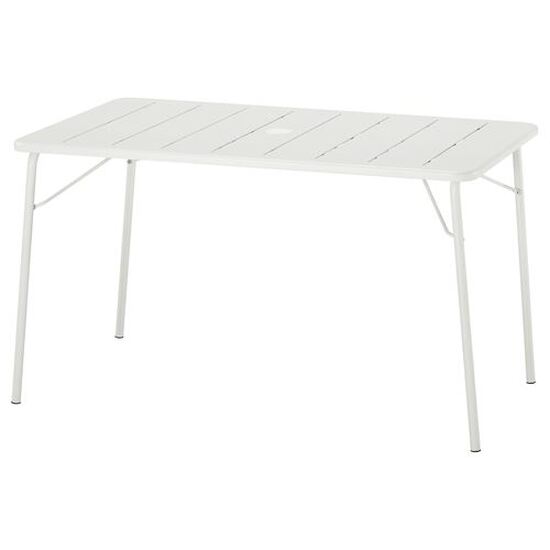 TORPARÖ katlanabilir masa, 130x74 cm beyaz