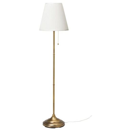 ÅRSTID yer lambası, 155 cm beyaz-pirinç rengi