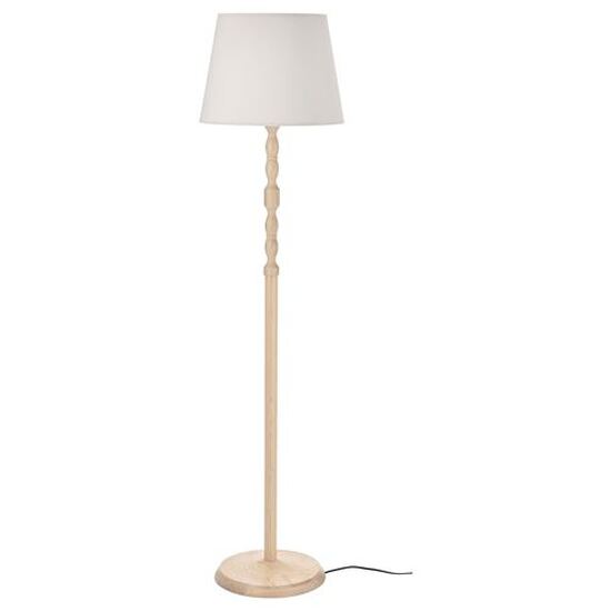 KINNAHULT yer lambası, 150 cm dişbudak-beyaz