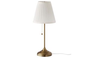 ÅRSTID abajur, 55 cm beyaz-pirinç rengi