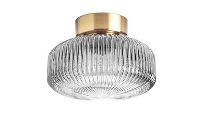 SOLKLINT tavan lambası, 27 cm pirinç-gri
