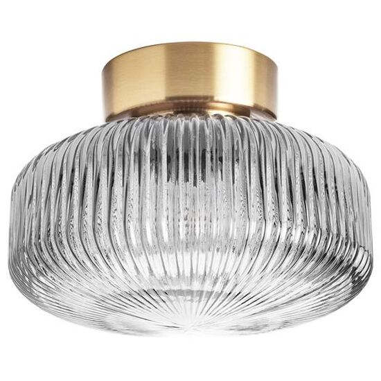 SOLKLINT tavan lambası, 27 cm pirinç-gri