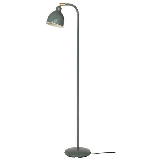RÖDFLIK yer ve okuma lambası, 140 cm gri-yeşil